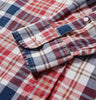 Check Cotton Button Down Collar Shirt