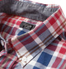 Check Cotton Button Down Collar Shirt